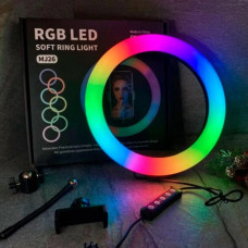 Лампа кільцева MJ26 RGB (40 шт)