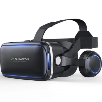 Окуляри віртуальної реальності 3D VR SHINECON SG-Н12 шолом віртуальної реальності чорні з навушниками